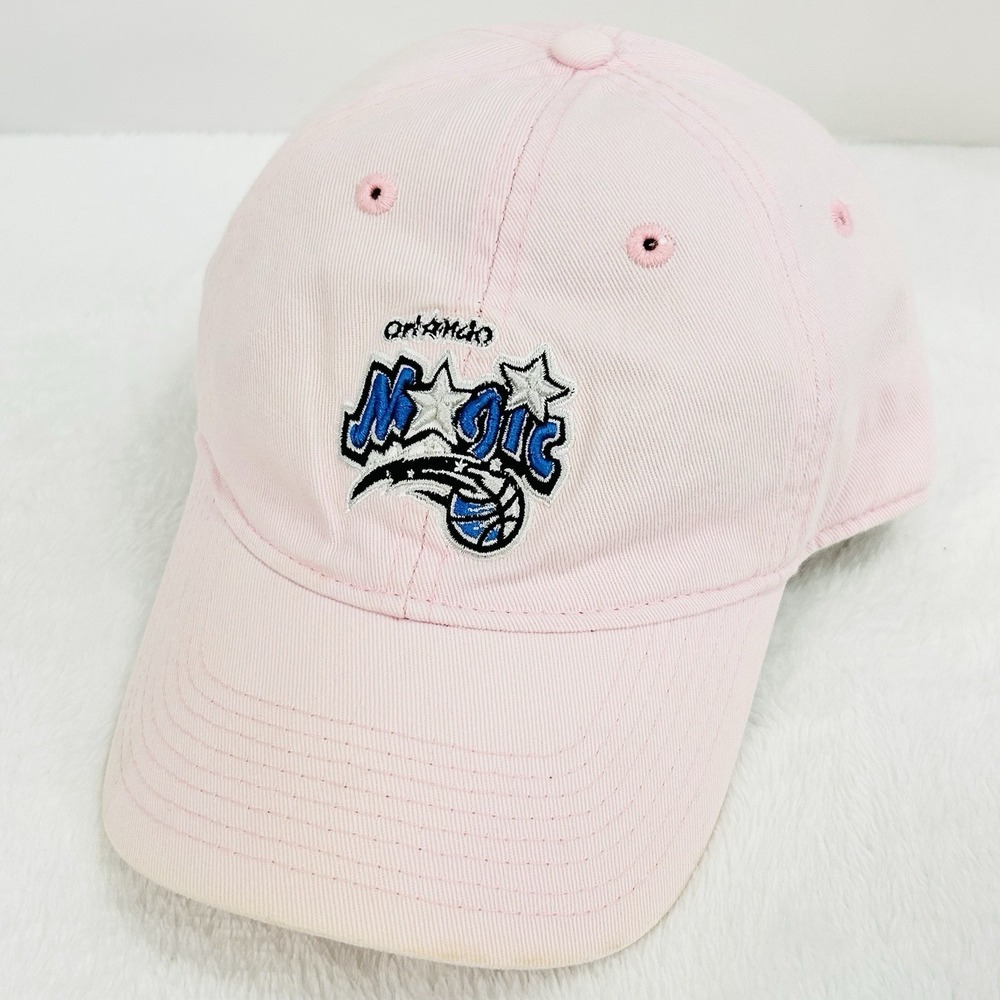 NBA Orlando Magic Women's Team Logo Hat Cap Adjustable Strapback Pink Basketball